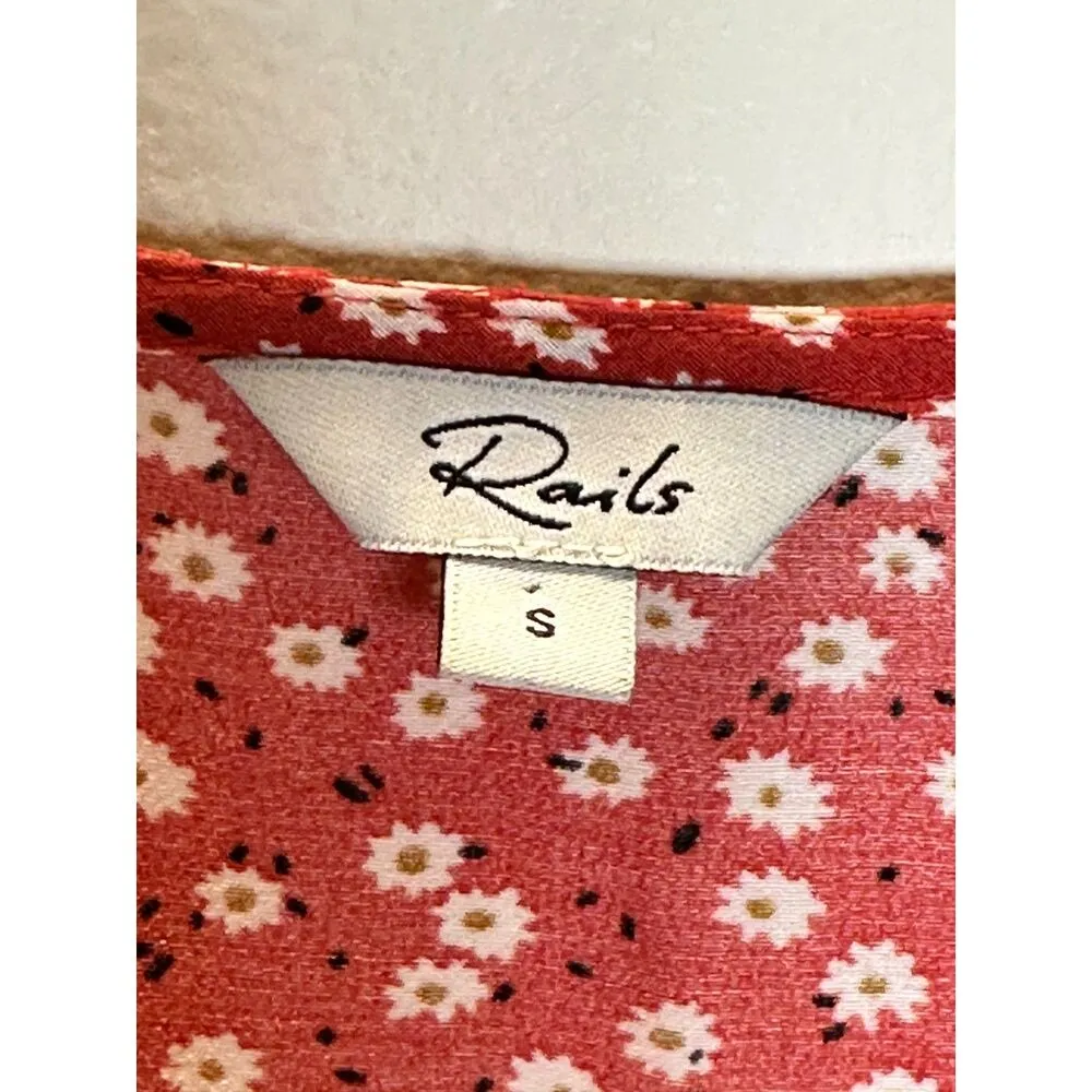 Rails  Women's 927-163-1816 Size Small Carmine Daisies Helena Dress Mini NWT - Image 10