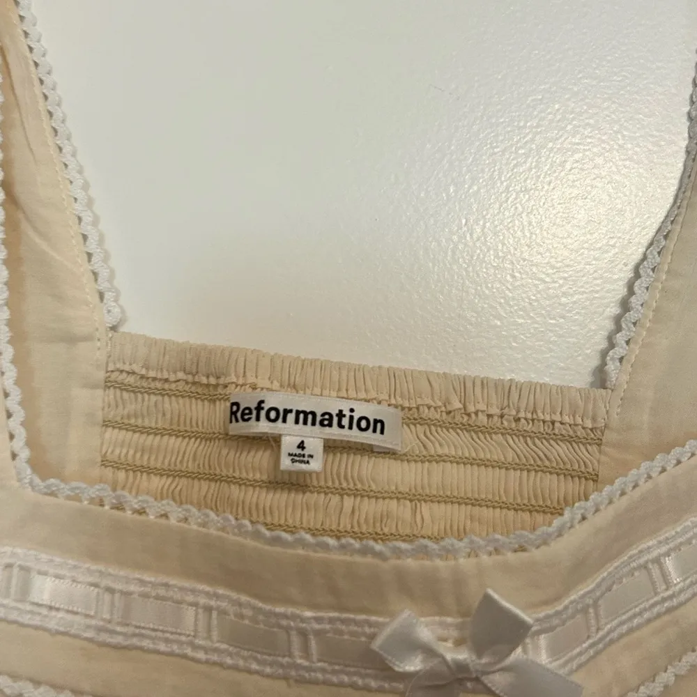 Reformation Amalie Tiered Sleeve Top - Image 4