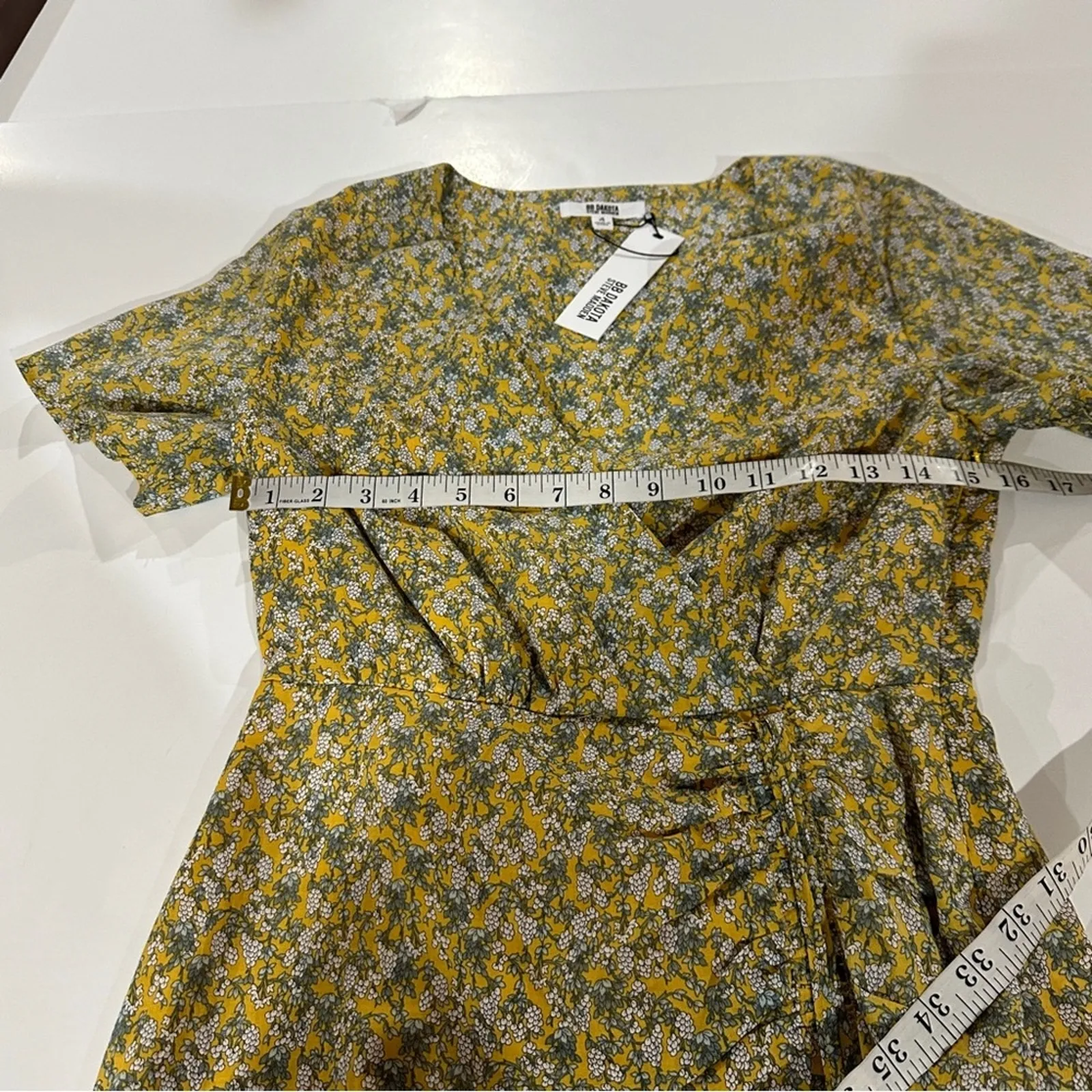 BB Dakota‎ by Steve Madden Big Flirt Energy Dress in Sunflower Size 4 Yellow - Image 7