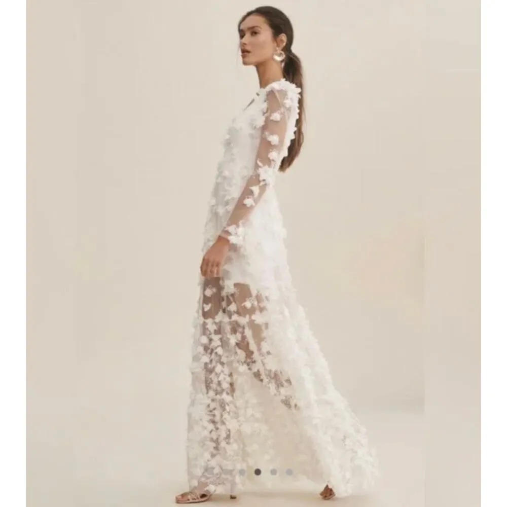 Anthropologie Helsi Blair Long-Sleeve V-Neck Floral Maxi Dress - Image 11