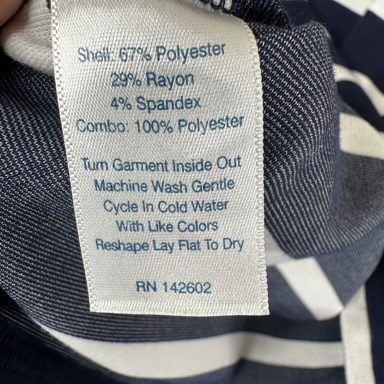 NEW Sail To Sable STS Dress Large Short Sleeve Navy White Stripe Nautical Shift - Image 14