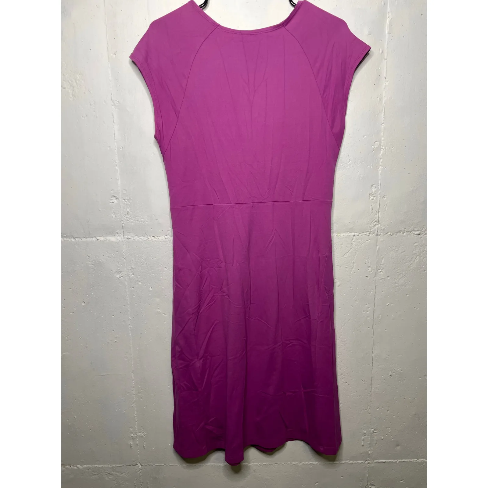 Patagonia Women's Bandha Twist Front Midi Dress Magenta Purple Size Large - Image 5