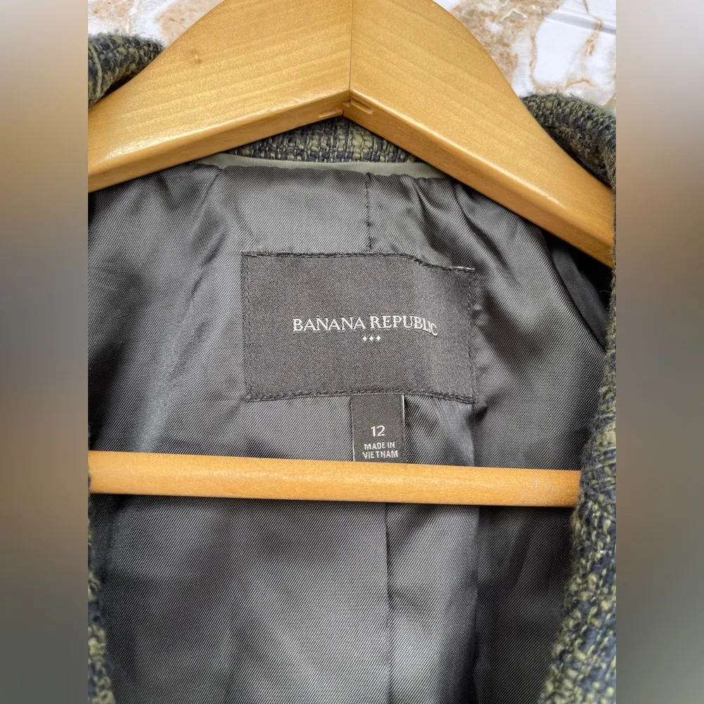 Banana republic tweed blazer size 12 - Image 6