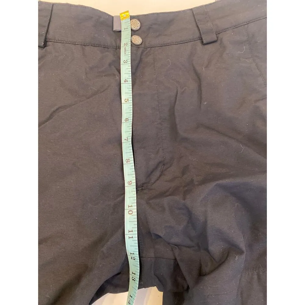 Burton Formula Women’s Blk Snowboarding Pants Sz Lg Zippers Pockets Winter Warm - Image 14