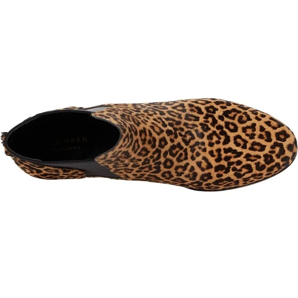 Cole Haan Gia Leopard print calf hair Bootie size 7 1/2B A1 - Image 2