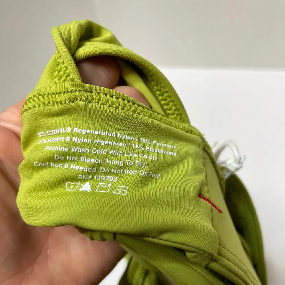 NEW Everlane Nyle Green Triangle Bikini Top Womens Size Medium - Image 3