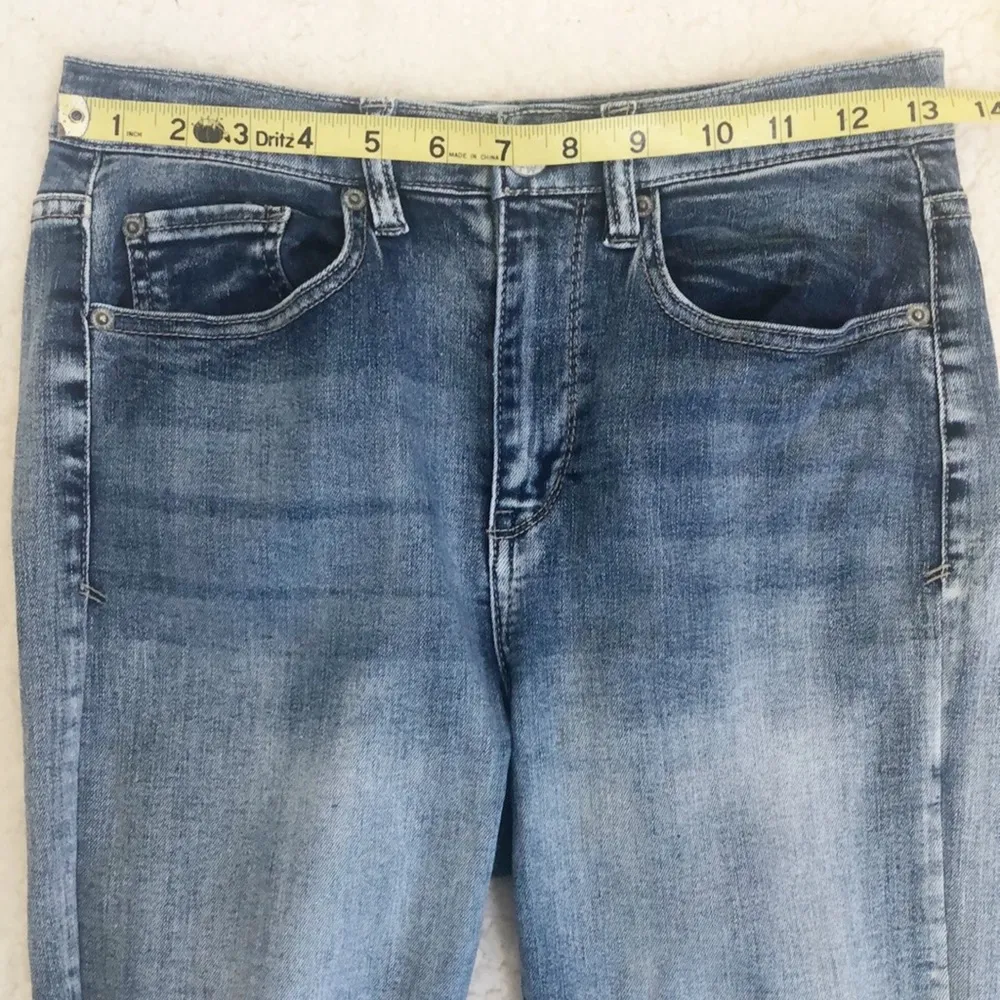 Mudd  High Rise Frayed Hem Jean Legging Sz 5 - Image 6