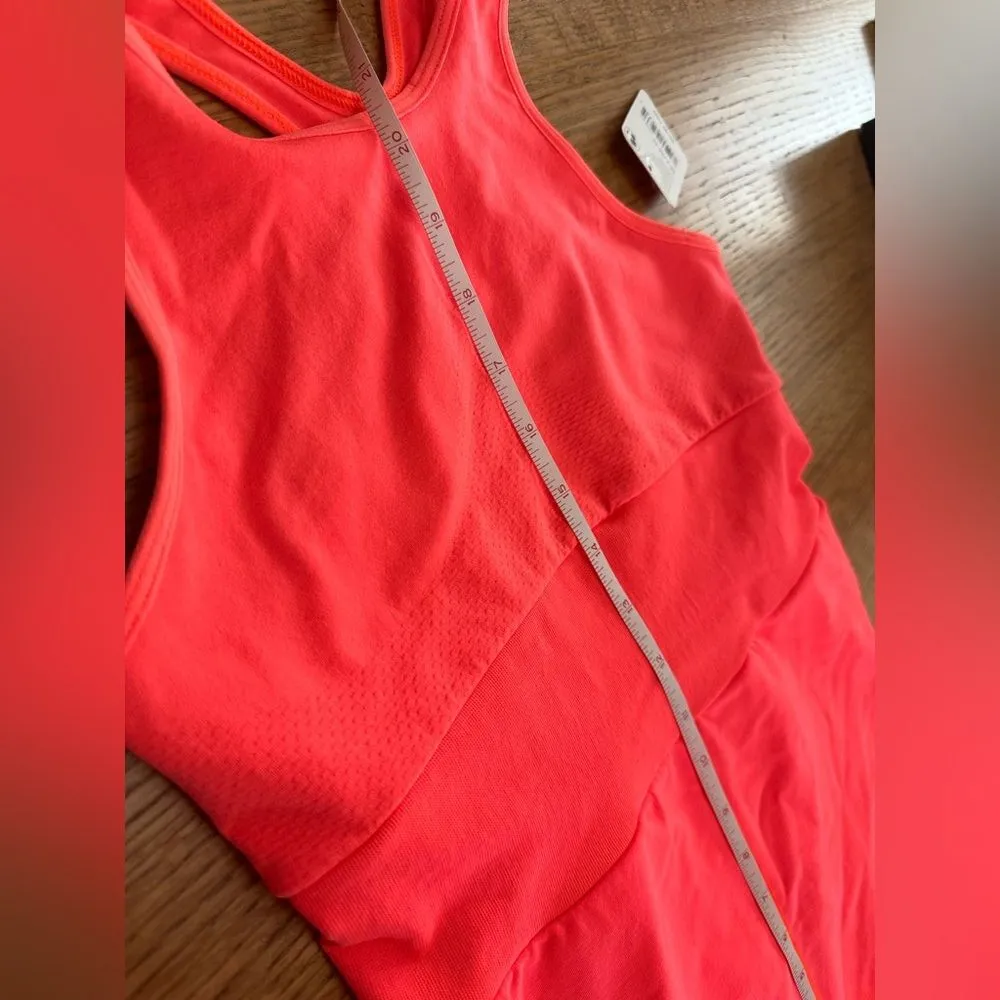 Free People FP Movement Every Single Time Runsie size M/L NWT Neon Coral - Image 6