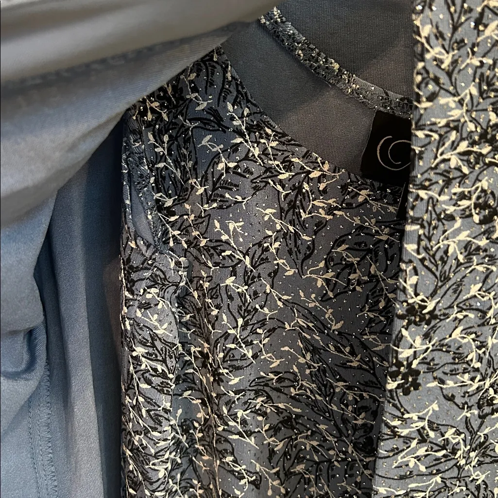 Alex Evenings Women's Patterned Blouse L - Image 2