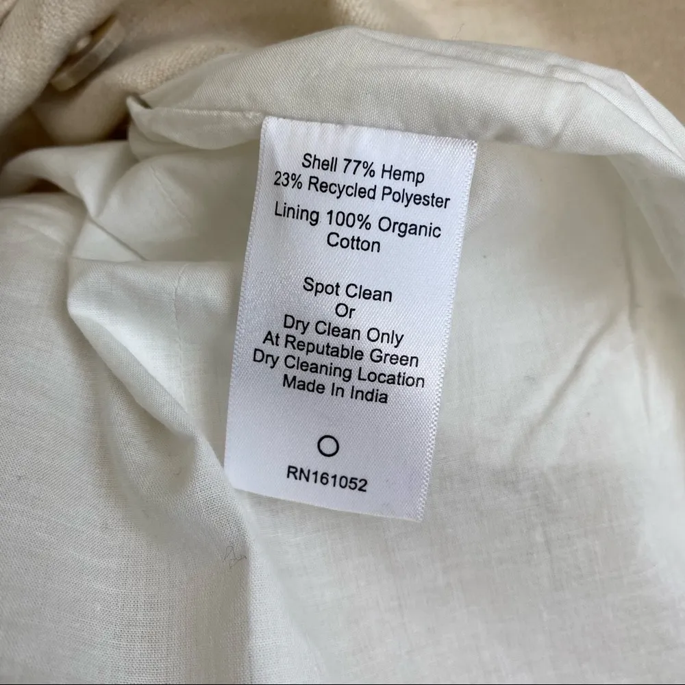 Rachael Wang Oversized oatmeal blazer‎ neutral size Small Tan - Image 7