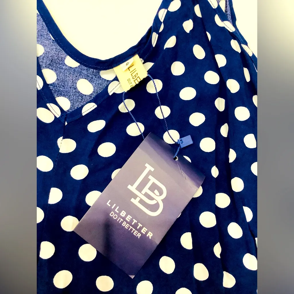 Pretty polka dot maxi dress 💙🤍💙 Blue - Image 9