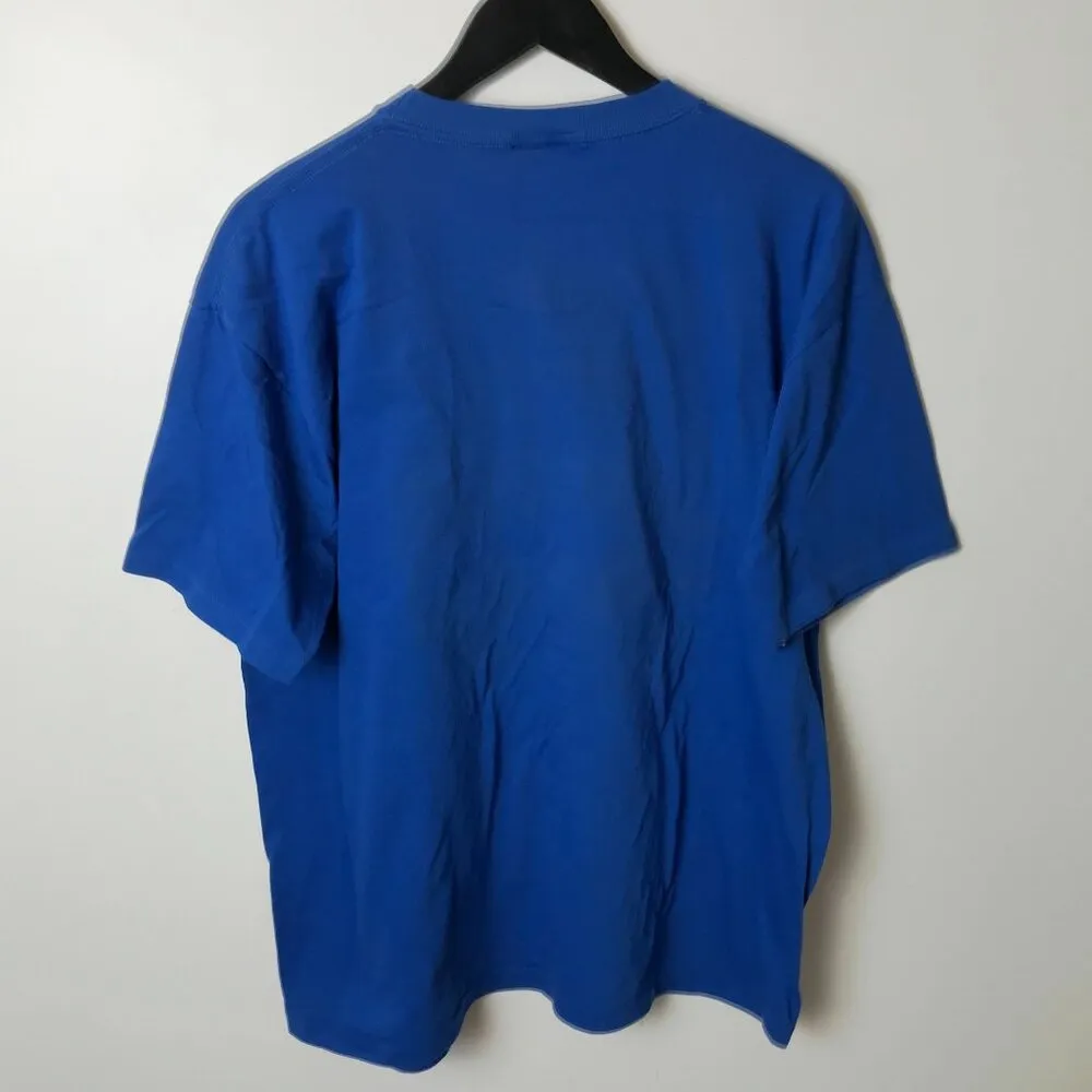 Vintage US Air Force T Shirt 90s 80s Blue XL Extra Large Single Stitch USA 50/50 - Image 3