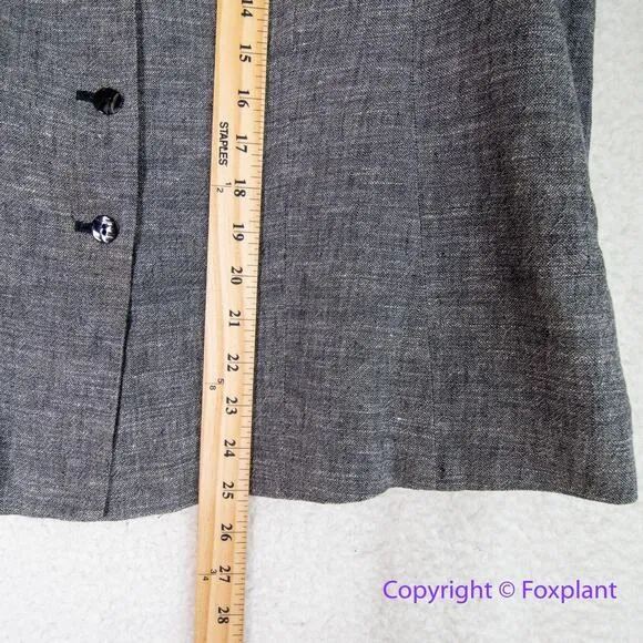 Sigrid Olsen suit 90% linen jacket with matching pants, women size‎ Petite 10 - Image 5