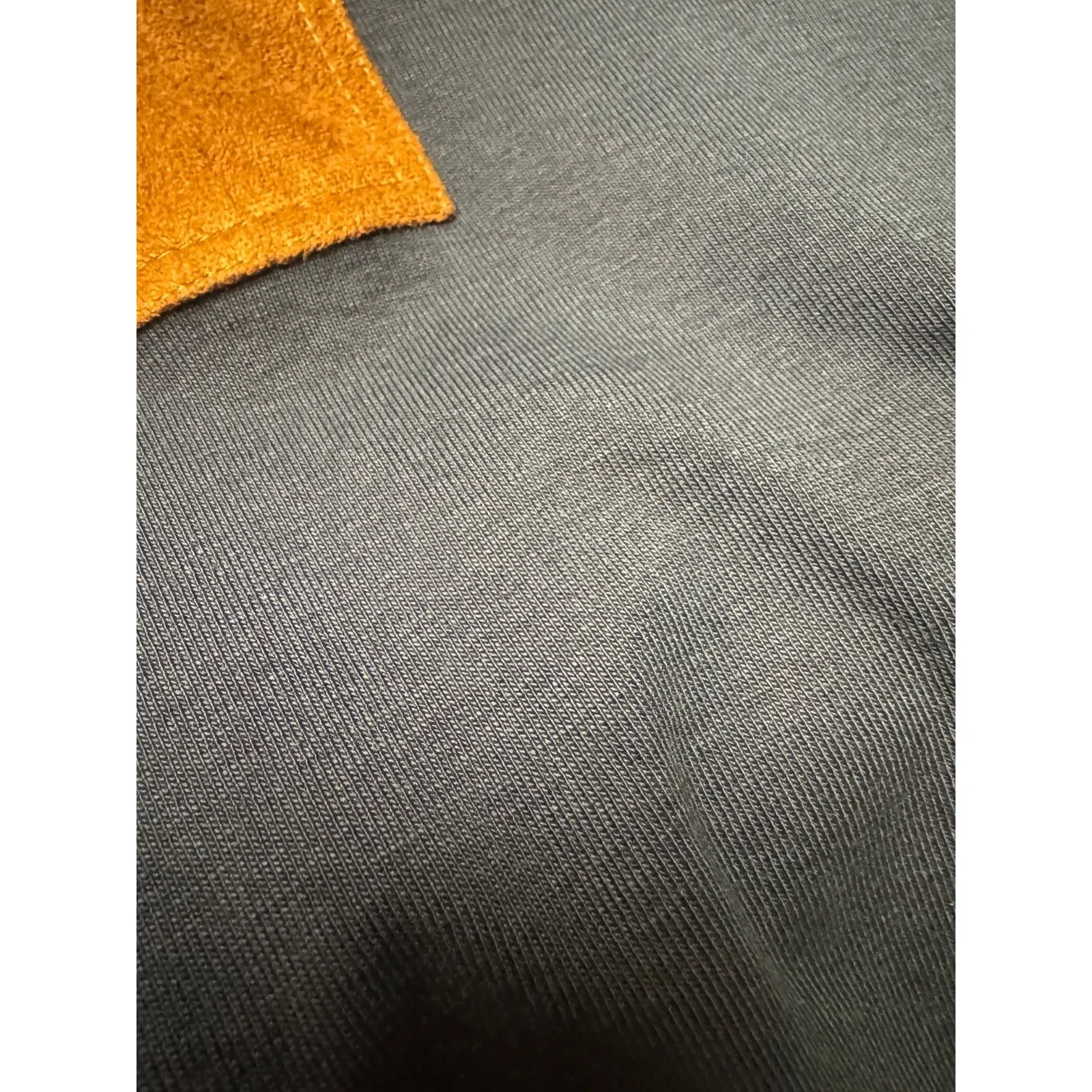 Lauren Ralph Lauren Tunic Top Blouse Womens Large Suede Trim Neck Black - L - Image 8