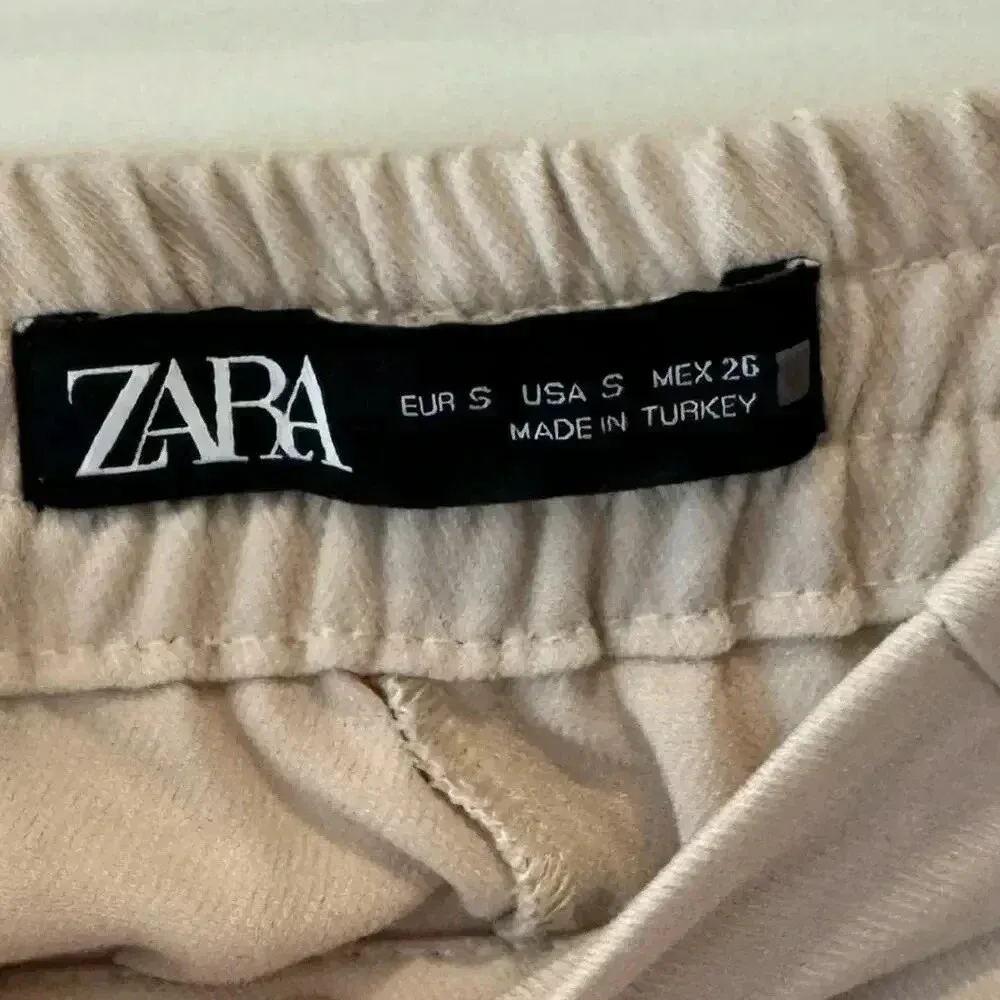 Zara Beige‎ Lightweight Polyester Office Pant - Image 4