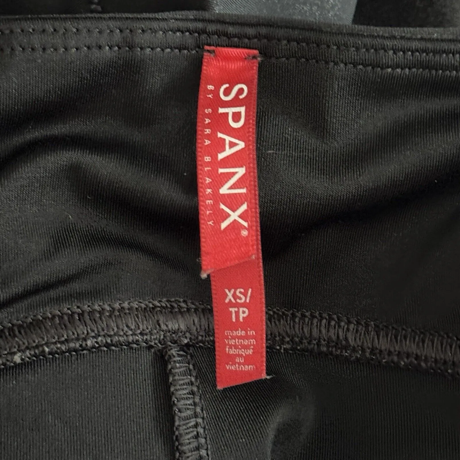 Spanx Pants Womens‎ XS Black Faux Vegan Leather Leggings Casual Rocker Punk Edgy - Image 6