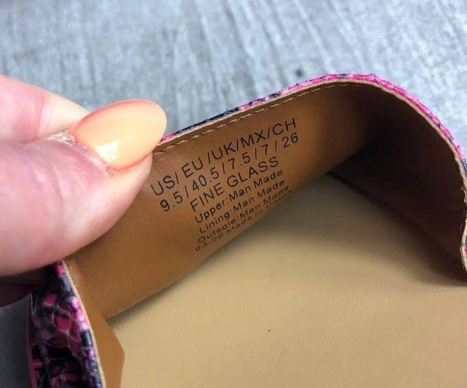 Kenneth Cole REACTION Women's Fine Glass Slingback Platform Sandal Pink 9.5 - Image 13