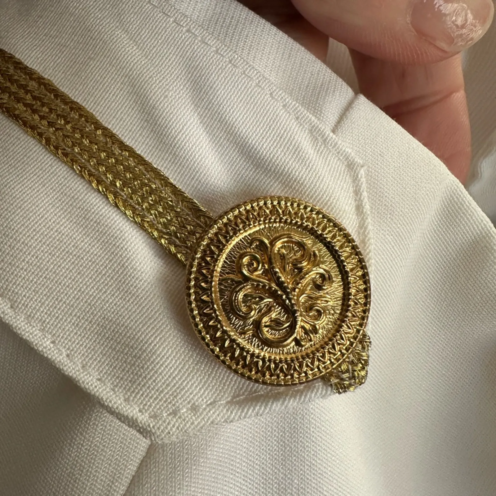 NWT Vintage Maren White Skort Nautical Sailor Country Club Sporty Preppy Tennis Size 12 - Image 6