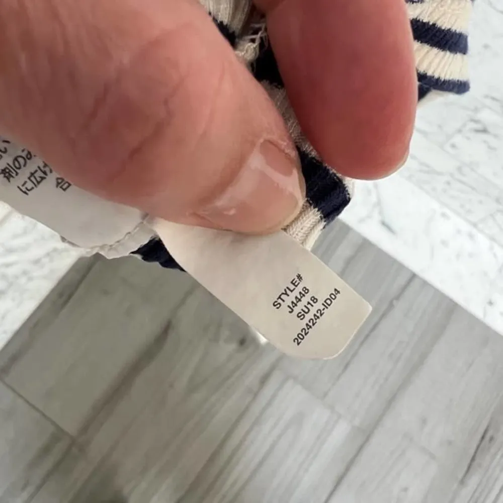 Madewell District Dress Sleeveless Blue & White Stripe XS Small - Image 5