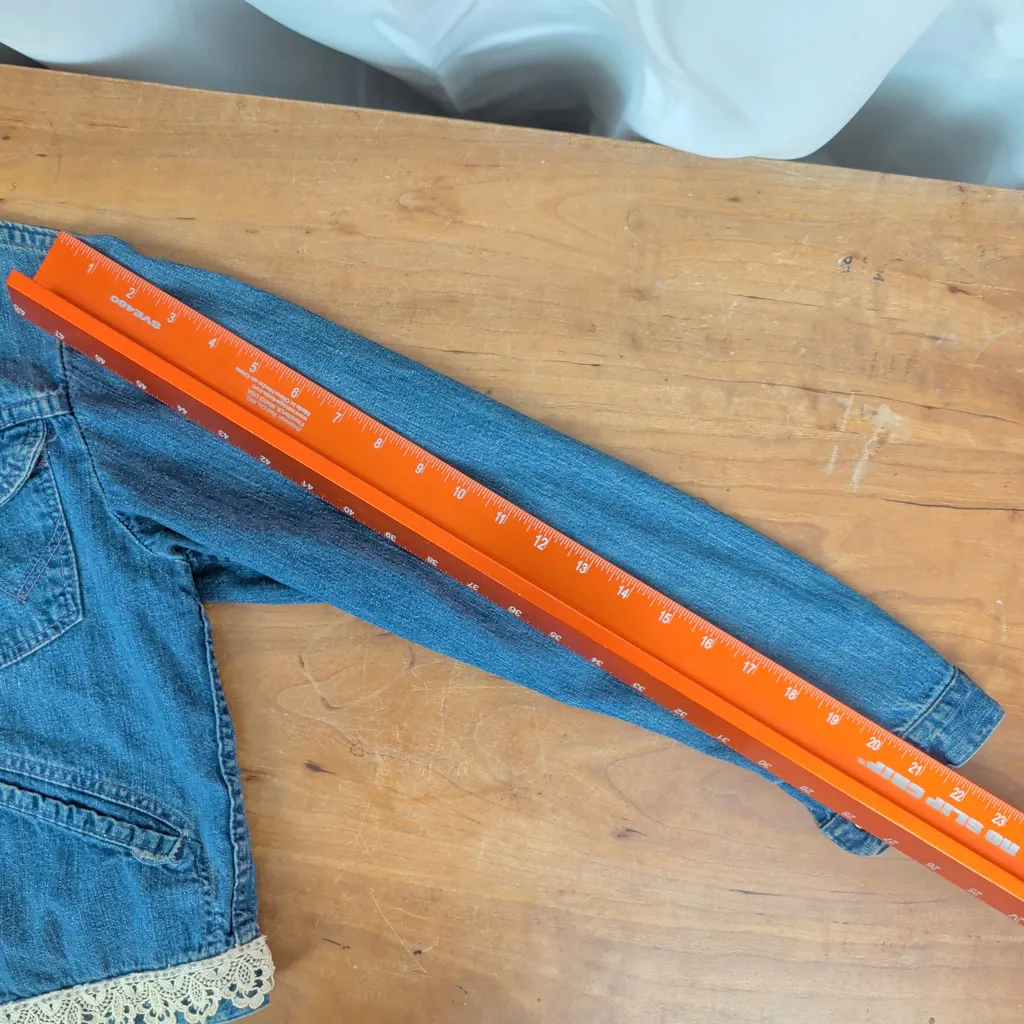 Vintage Selvedge Denim Embellished Wrangler Jacket - Image 4