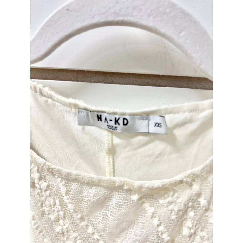 Sleeveless Lace Seam Detail Bodycon Maxi Dress Off White Women's Size XXS - Image 6