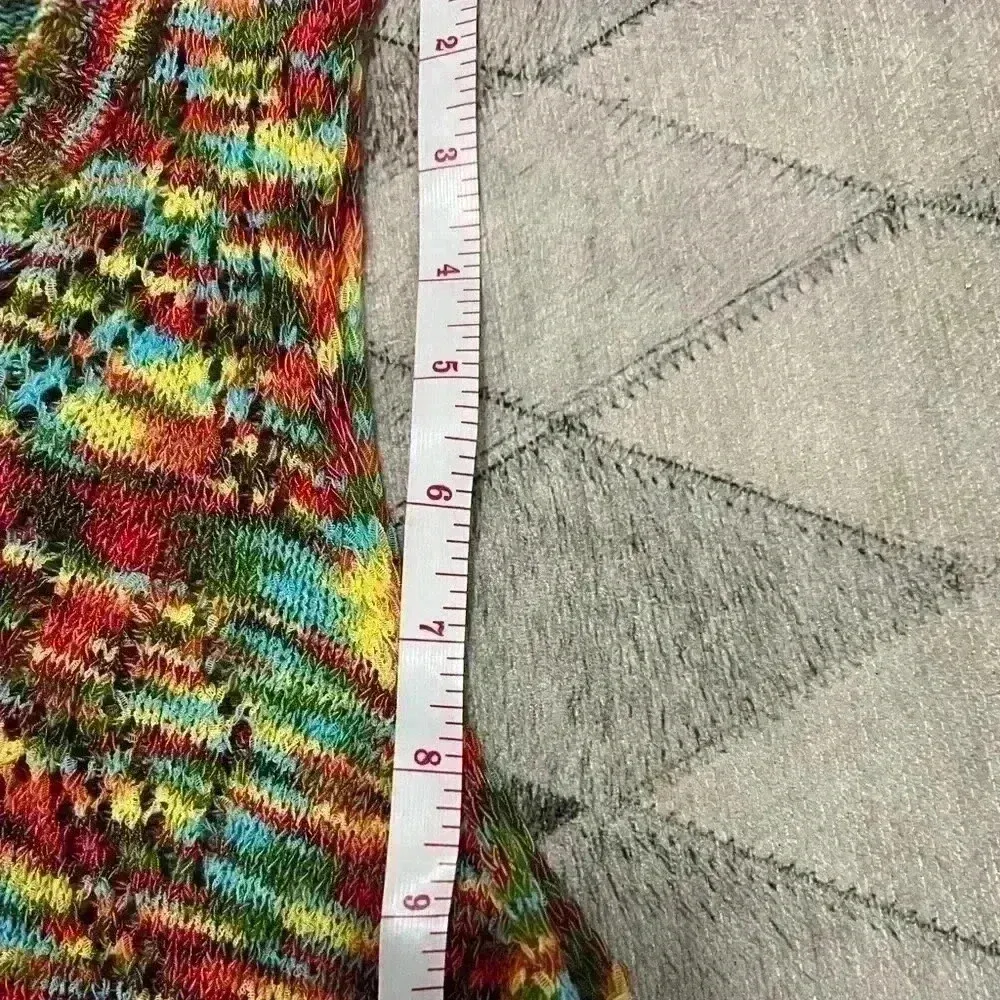 Romeo and Juliet Couture Colorful Boho Fringe Tank - Image 4