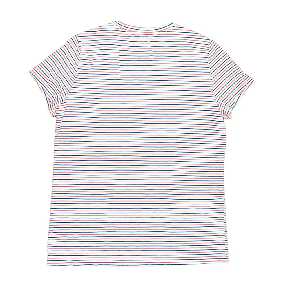 GAP Red White Blue Striped Short Sleeve Tee Shirt — L - Image 2