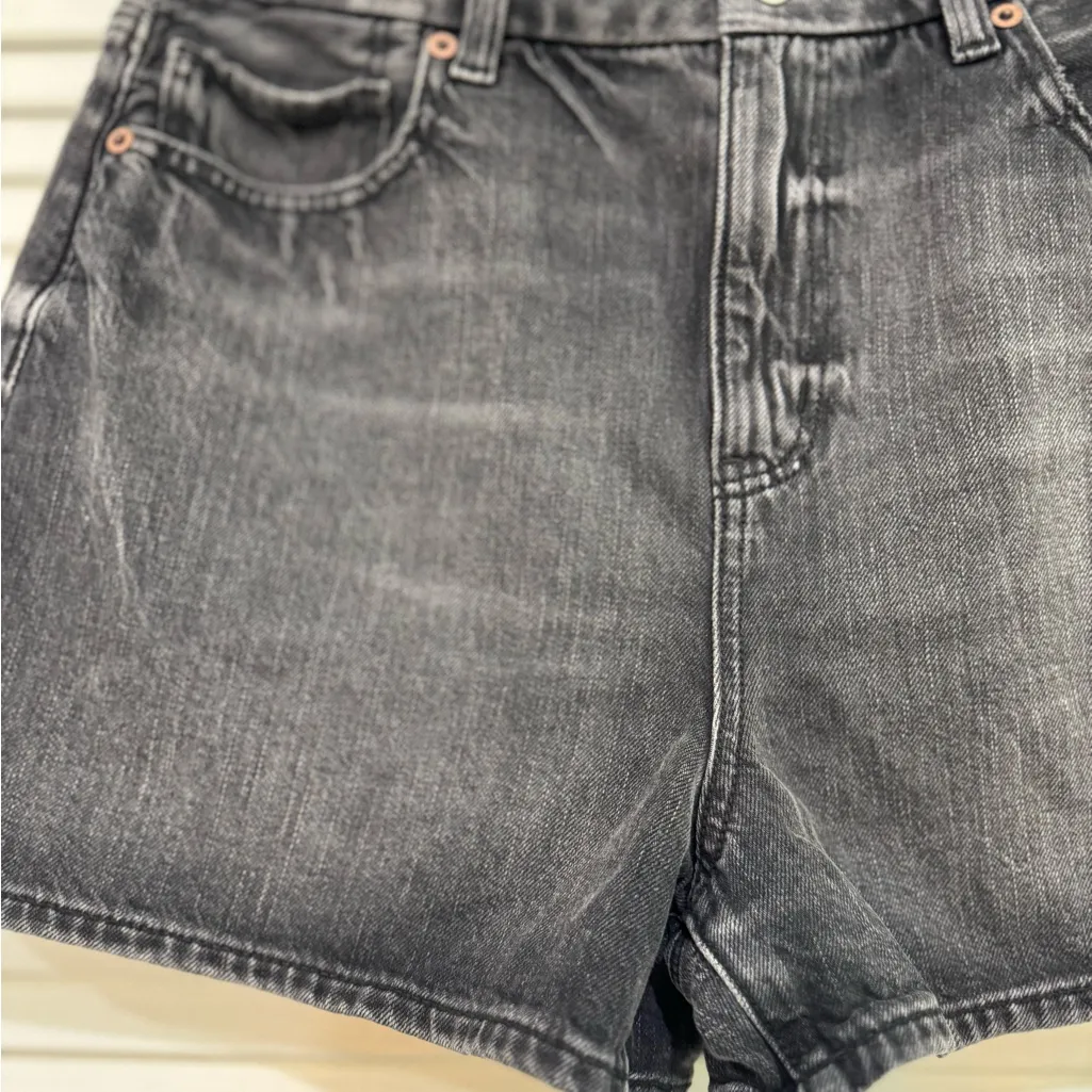 American Eagle Outfitters Black Jean Shorts - Image 4
