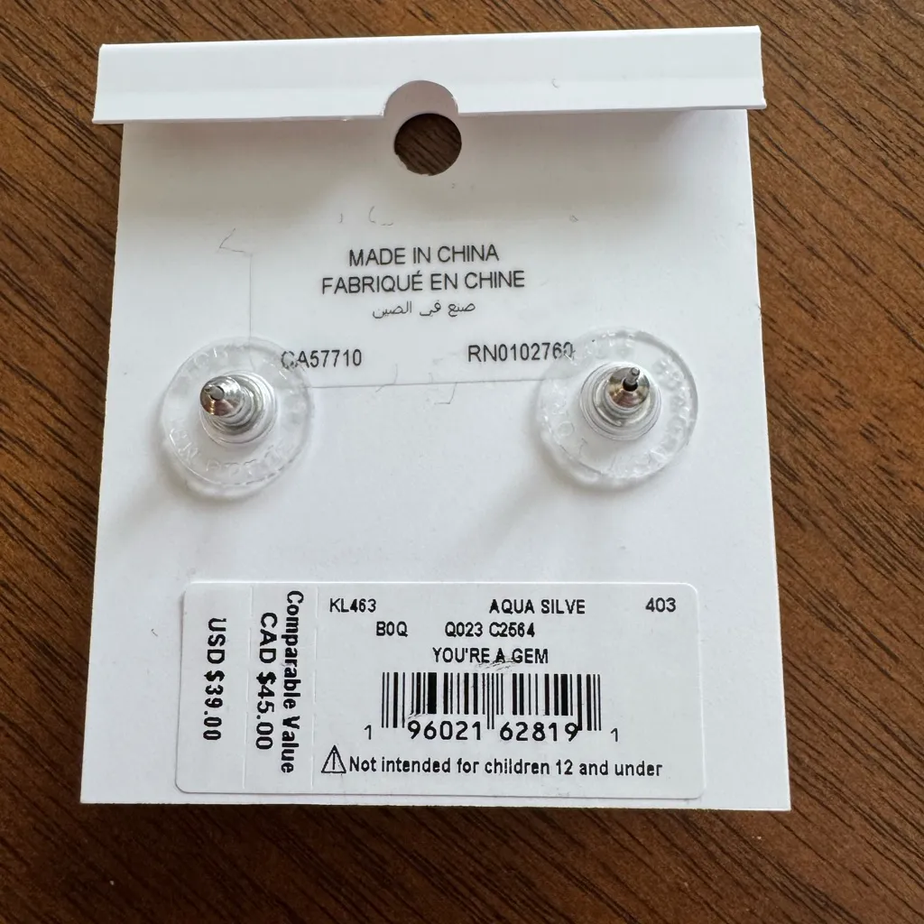 NWT Kate Spade You’re A Gem Triangle Stud Earrings - Image 6