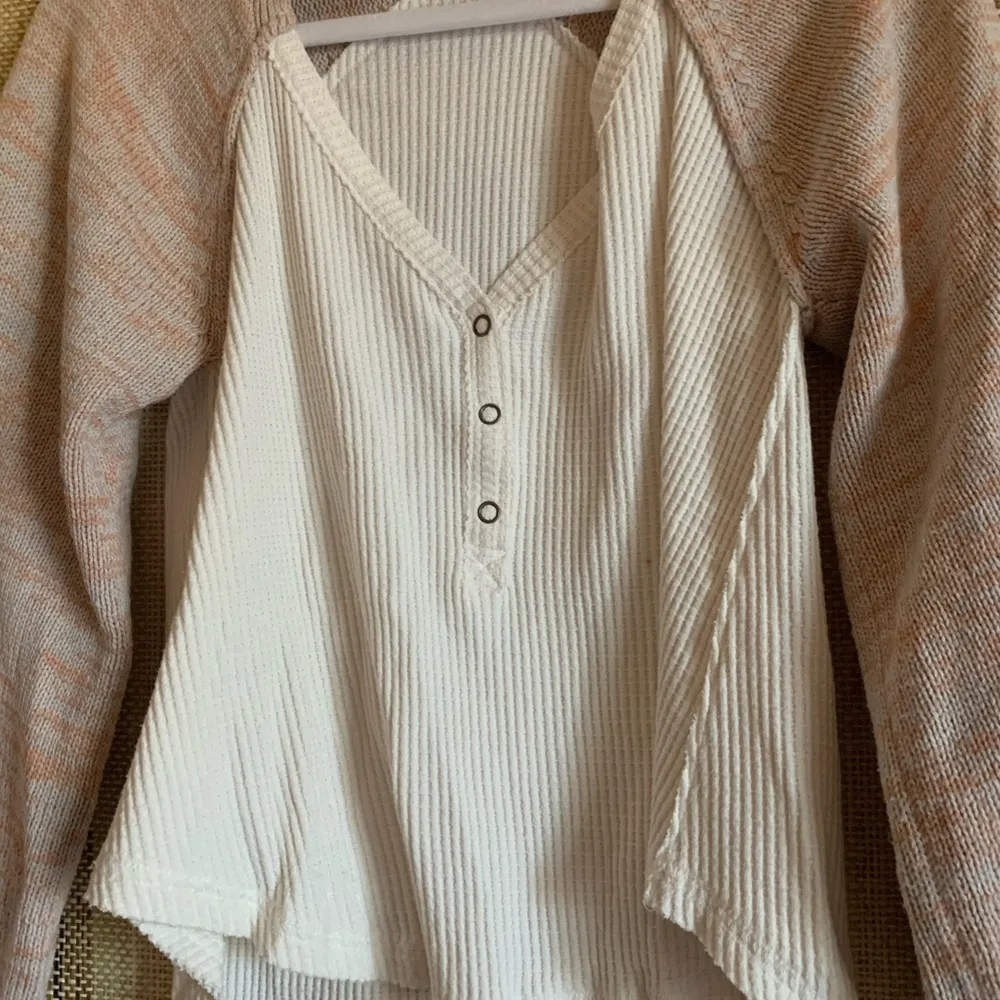 We The Free Free People Top Women Long Sleeve Shirt Size Small Multi Colored - Image 2