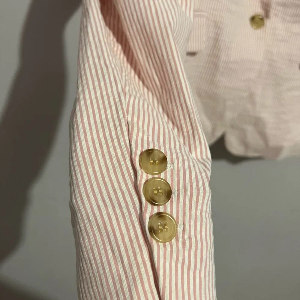 Dalia Pinstripe Blazer Size M - Image 27