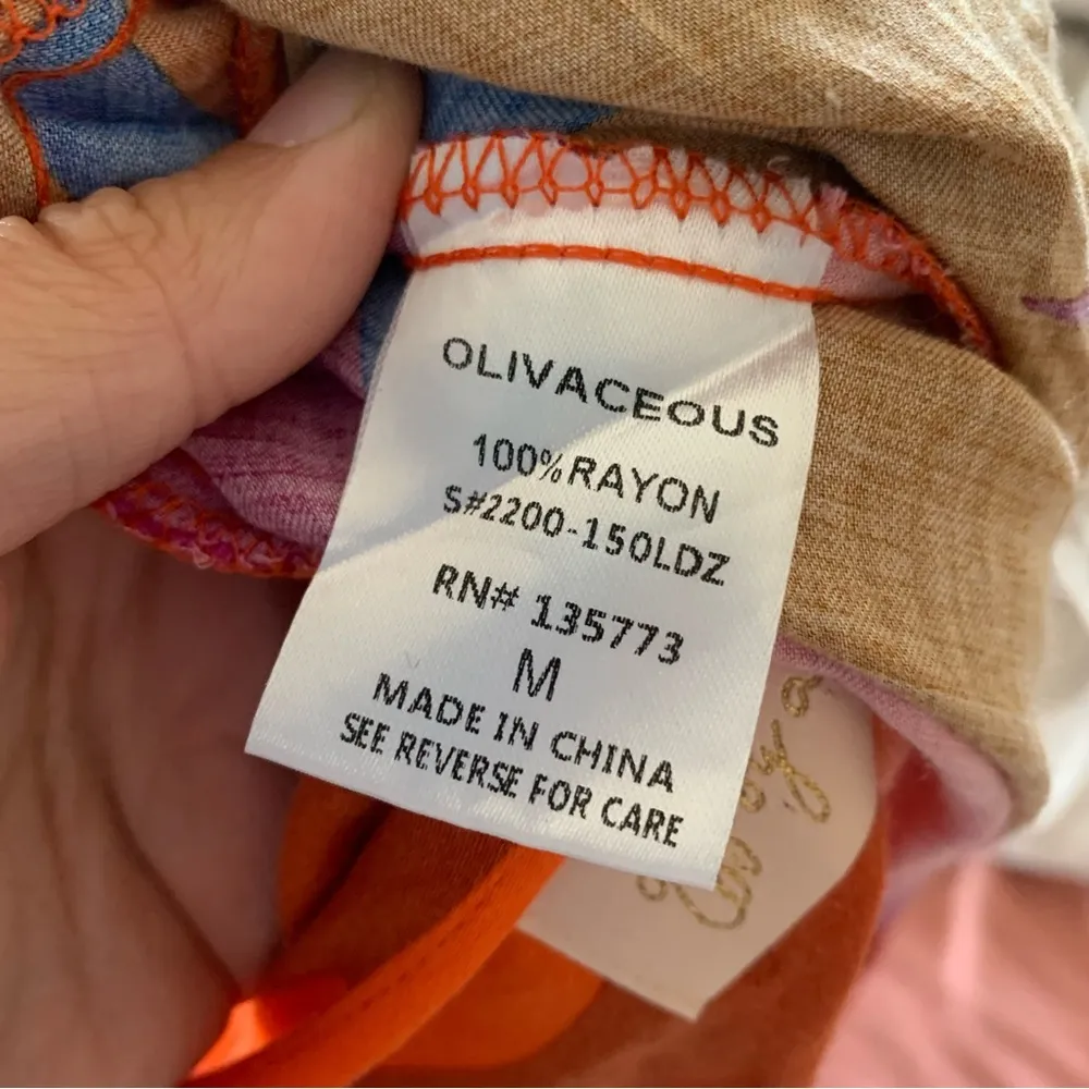 ☀️ Multi color retro style dress Size M - Image 10