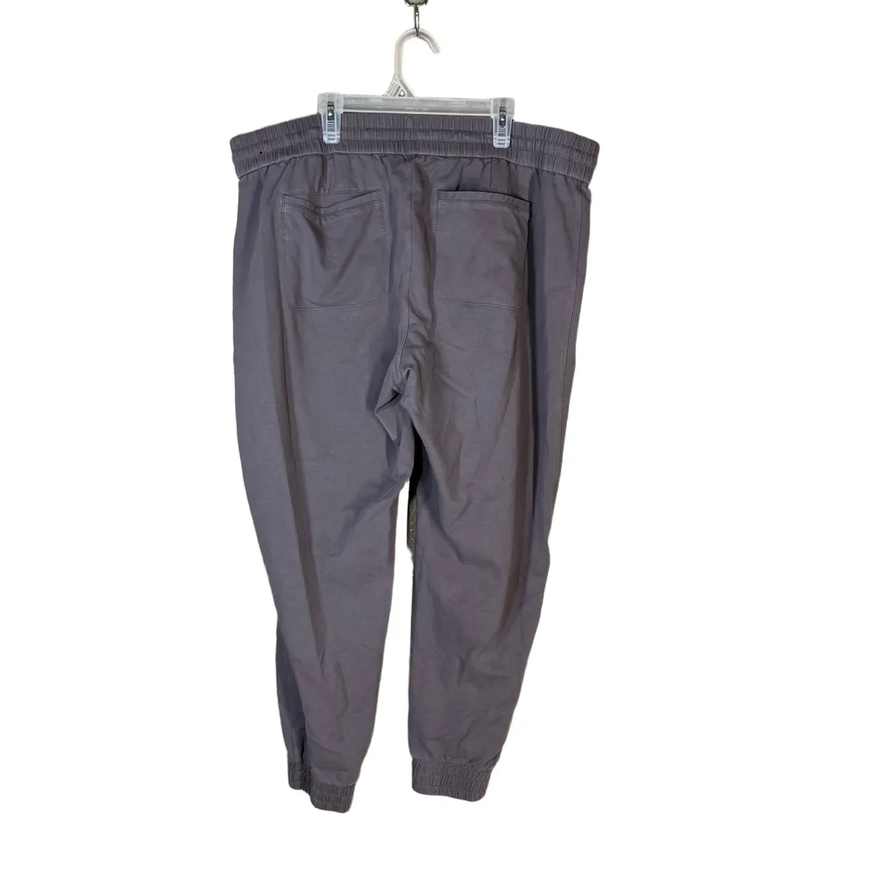 Calia Gray Elastic Waist‎ Drawstring Side Pockets Joggers Pants Extra Large Size XL - Image 6