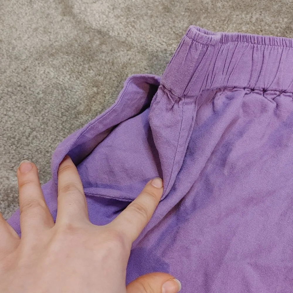 We Wore What Revolve Size Small S Purple Shorts Pockets Summer Spring - Image 7