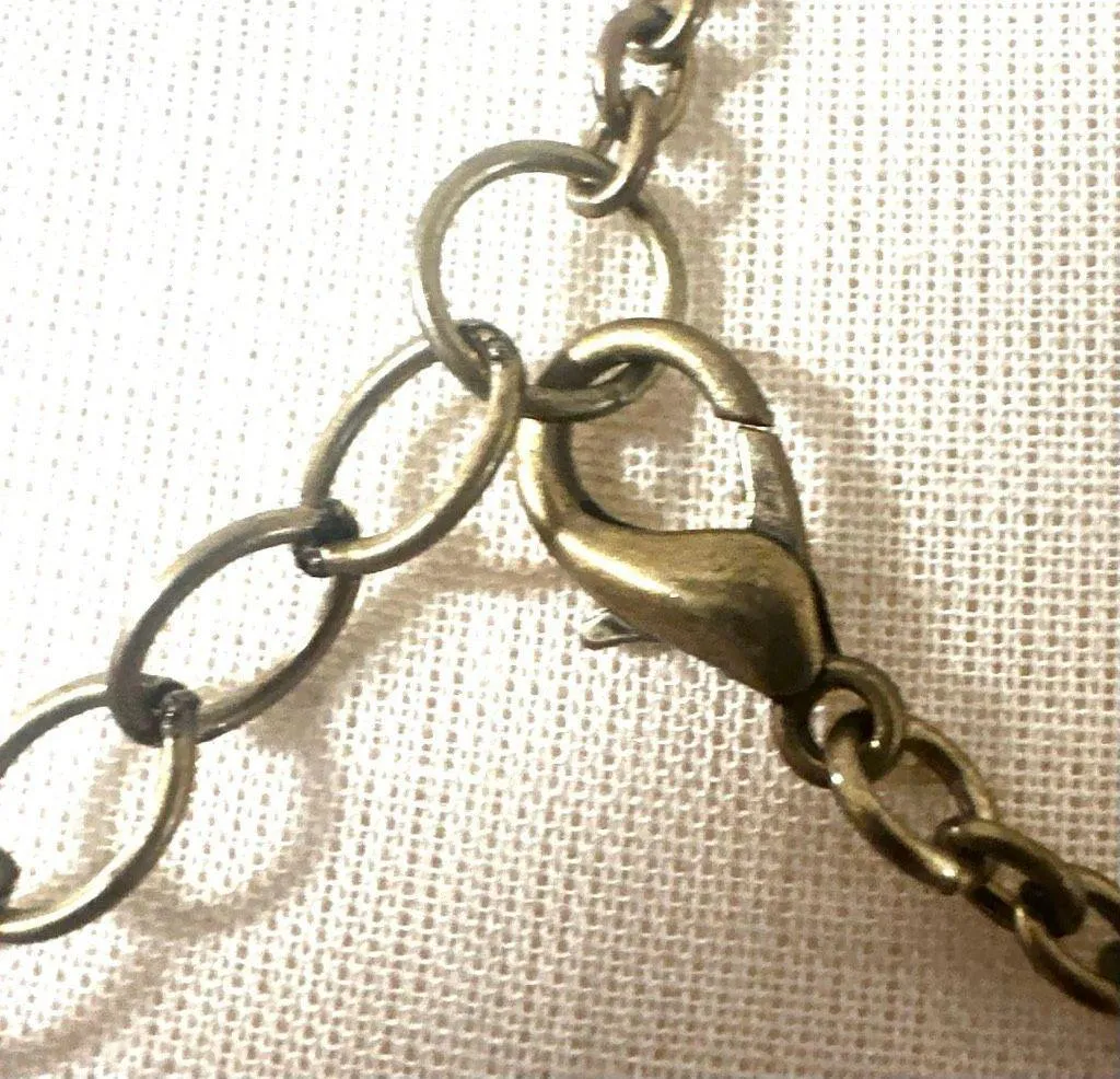 Mixed Metal Beaded Long Chain Necklace - Image 5