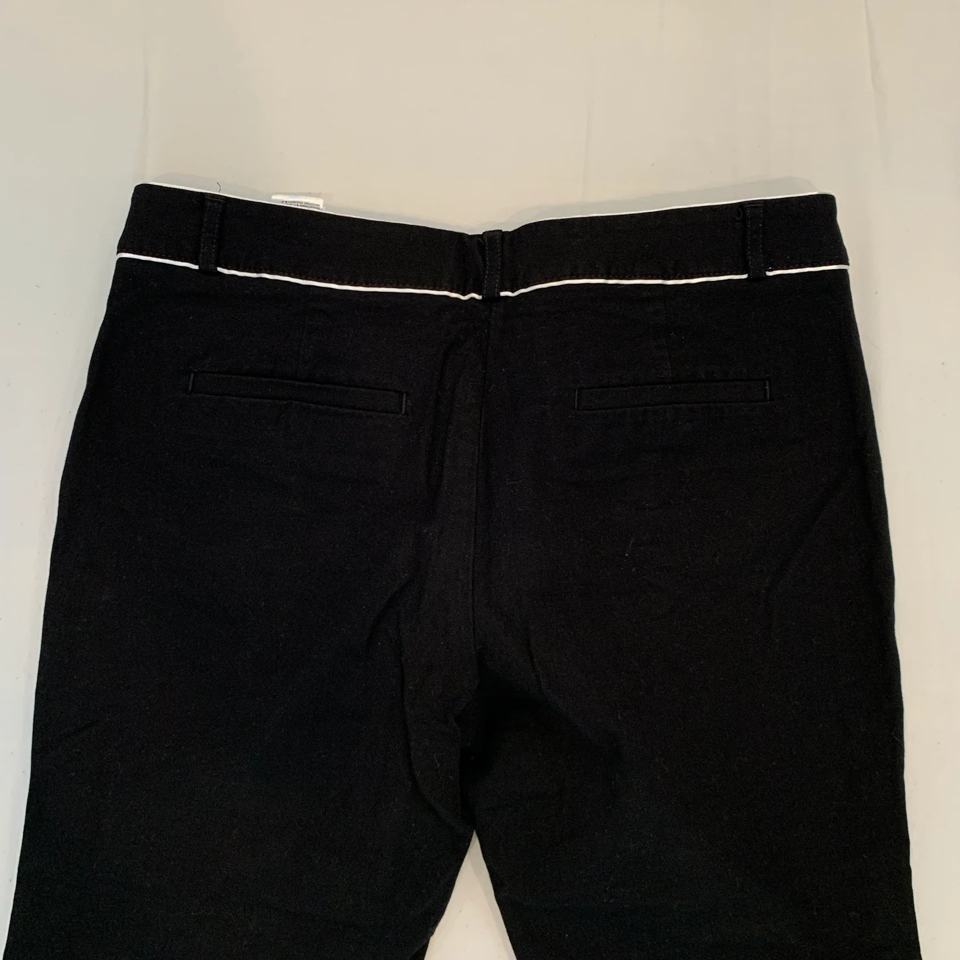 Sloan Black White Stripe Dress Pants Size 6 - Image 3