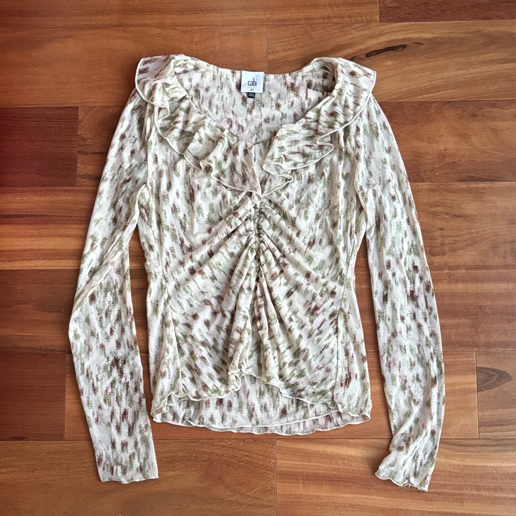 Cabi ruffle blouse - Image 2