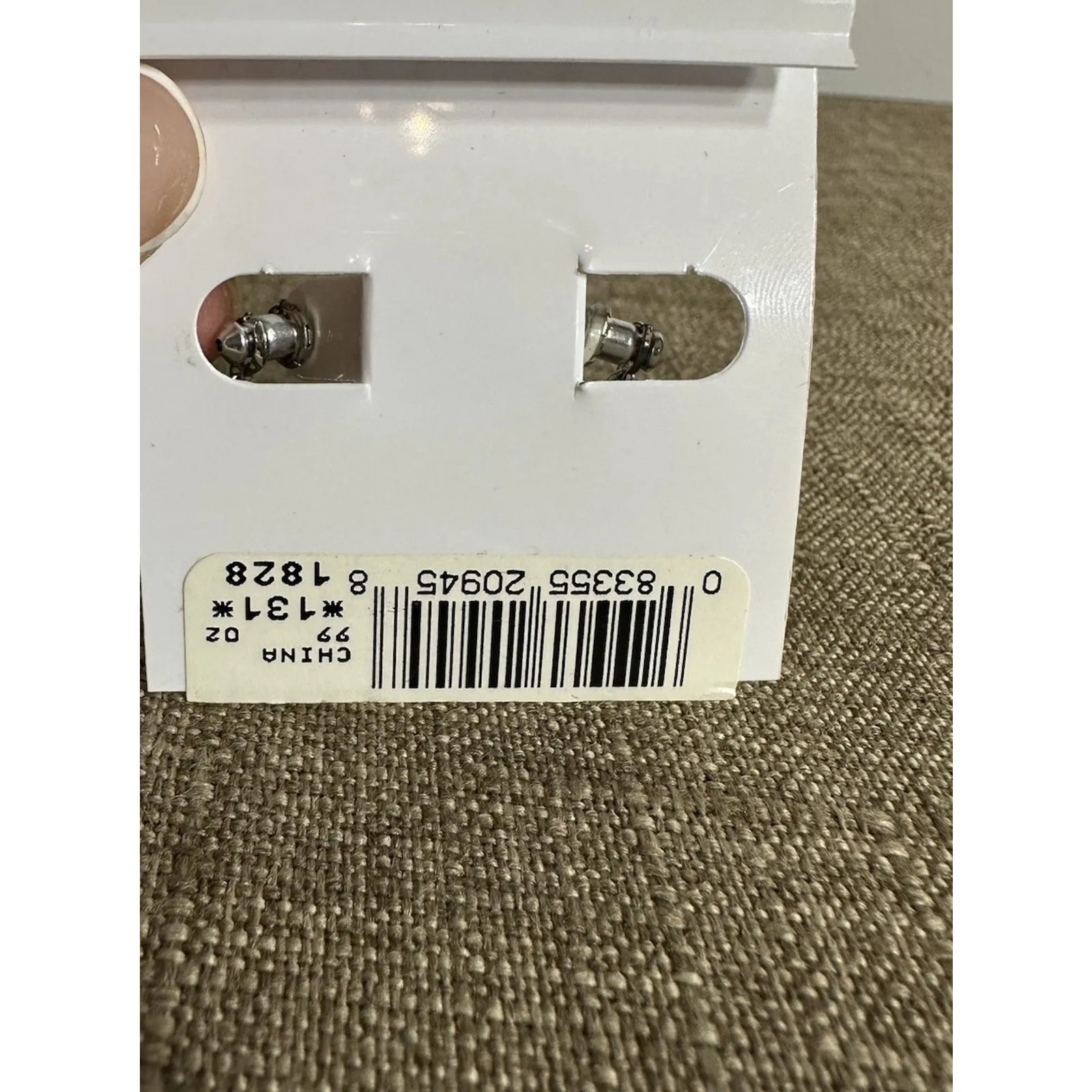 Napier Faux Pearl Loop Earrings Gift Fashion Women Party Wedding Jewelry NEW - Image 3