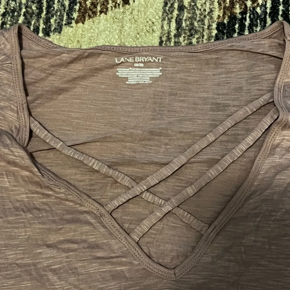 Lane Bryant Long Sleeve Pink Top - Image 4