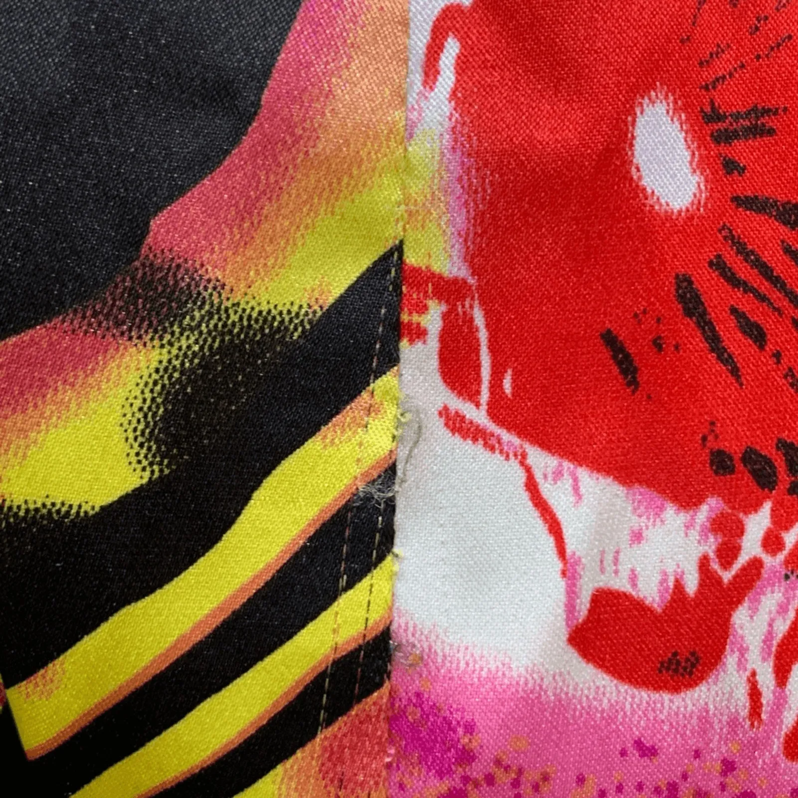 Vintage Zum Zum Niki Livas Halter Maxi Dress Size 6 Abstract Animal Print Yellow - Image 11