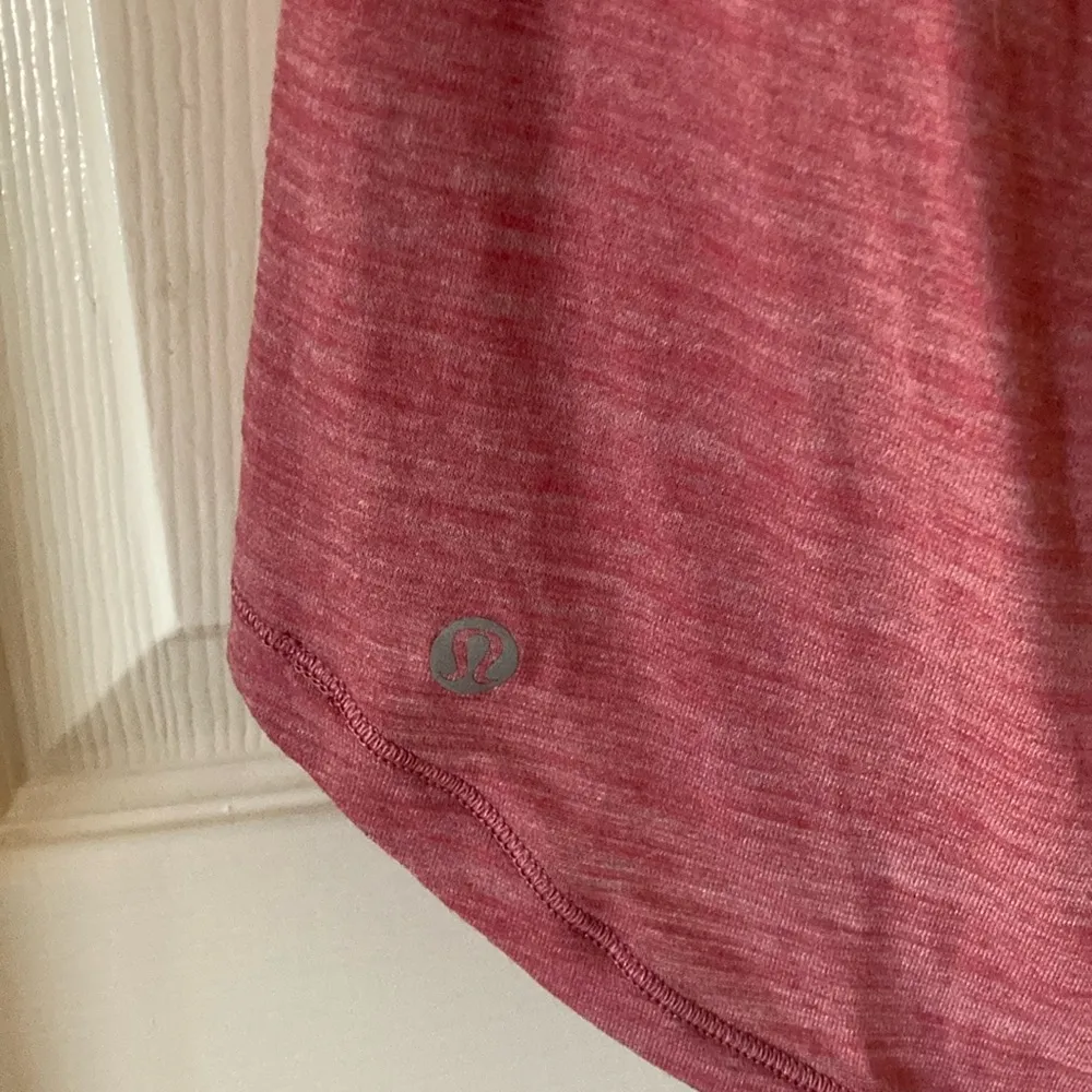 Lululemon Moment to Movement Tank Top Cherry Tint Two in One Pink Red Like New - Image 7