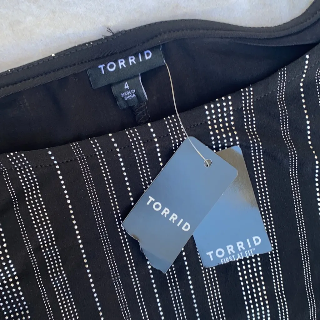 TORRID BLACK STUDIO KNIT STUDDED SHIFT DRESS - Image 8