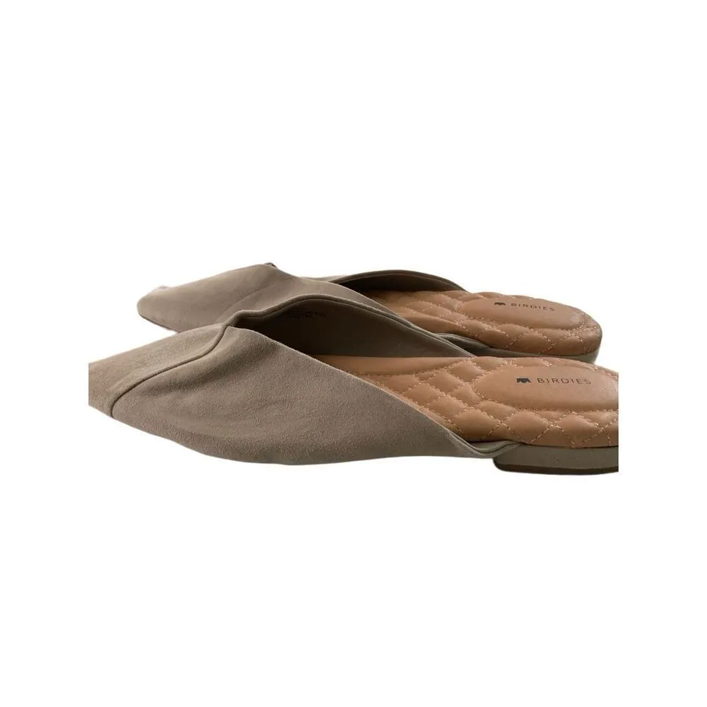 Birdies Lunar Leather Suede The Swan Mules  women's size 10 - Image 6