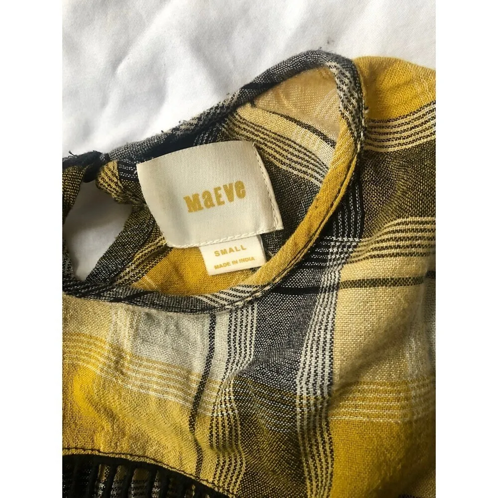 MAEVE ANTHROPOLOGIE Women’s Tunic Shirt Dress, Plaid - Image 5