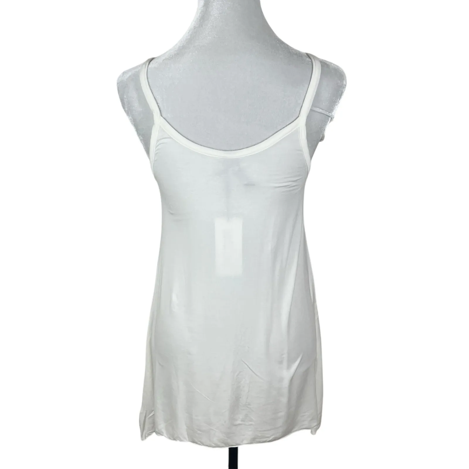 San Francisco City Lights Gypsy Girl Lace Cami Tank Top White Size XL NEW - Image 3