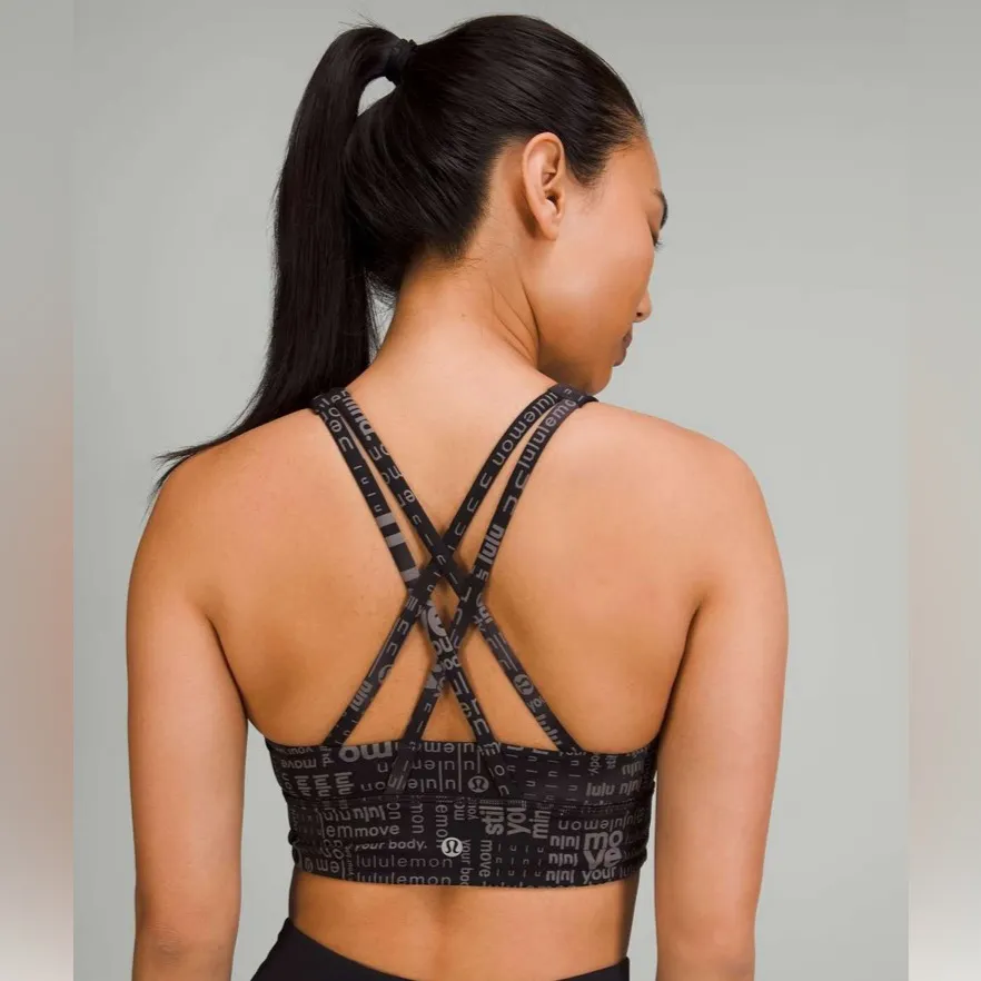 Lululemon Energy High-Neck Longline Bra Size 4 - Image 2