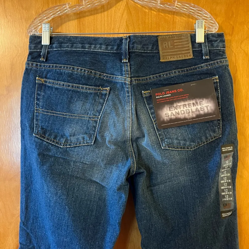 Ralph Lauren Polo Jeans Vintage Deadstock Extreme Sandblast Bootcut 90s NWT 12 - Image 10
