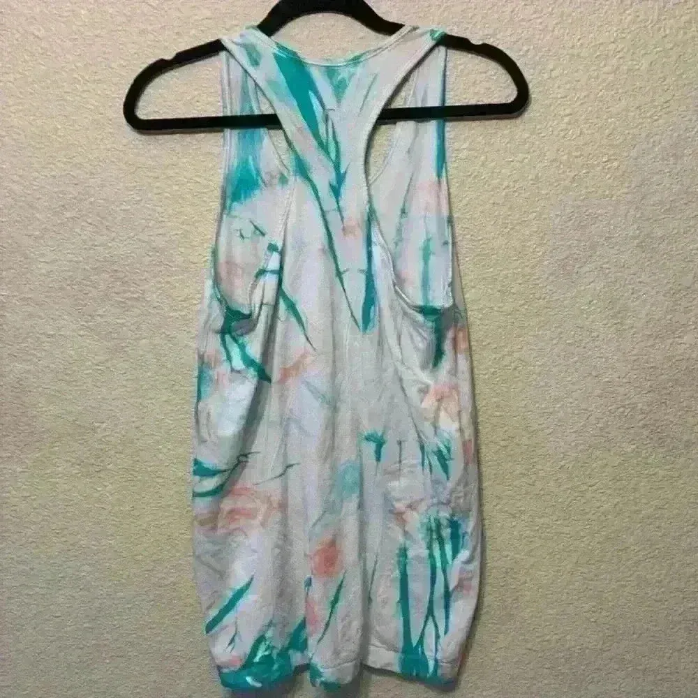 Zyia tie dye Tank sz L workout fitness athleisure active wear comfy run lifting - Image 5