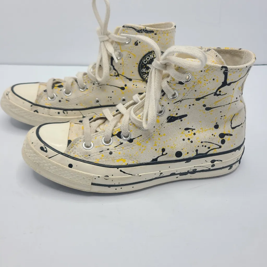 Converse Chuck 70 Paint Splatter Hi Top Sneakers‎ Unisex 5M 7W - Image 4