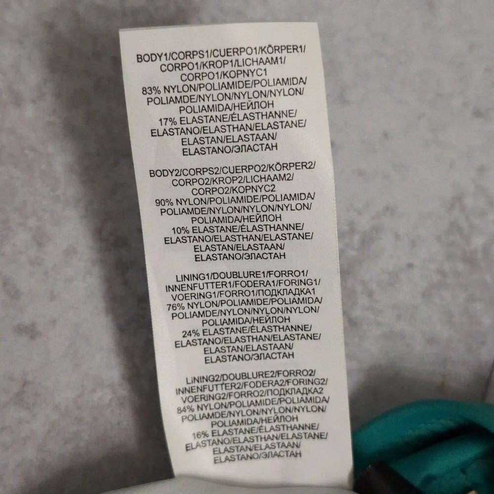 La Blanca Emerald Green Island Goddess Underwire Twist Front Bra Top Size 10 New - Image 9